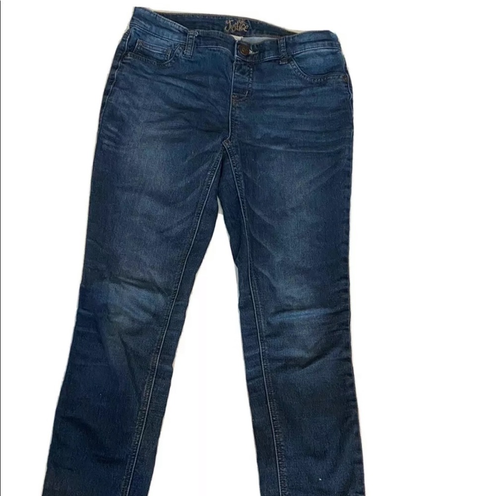 Justice Junior girls Simply Low Denim Jegging Size 16 Cotton Blend  Pre-Owned